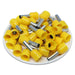 SC60012D - 10AWG (12mm Pin) Short Circuit Ferrules - Yellow - Ferrules Direct