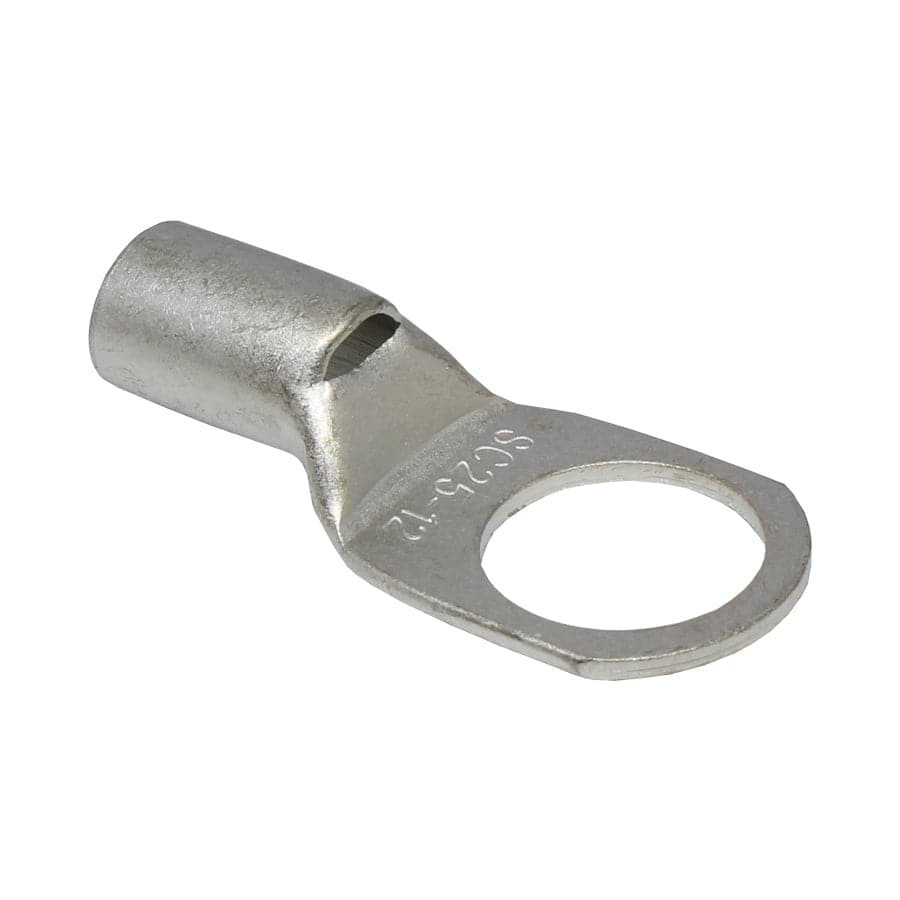 SCH2512 - Non Insulatd Tubular Ring Terminals - 4 AWG - Ferrules Direct