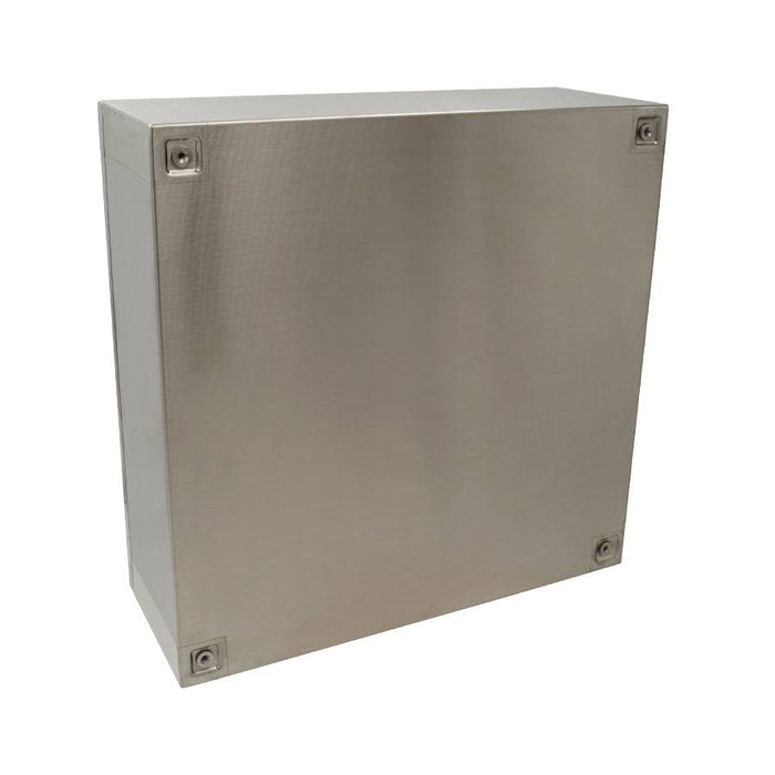 MPGamma SDN404015 - Stainless Steel Electrical Junction Box, Size: 16" x 16" x 6", 304 Stainless Steel, UL Listed - Ferrules Direct
