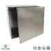 MPGamma SDN404015 - Stainless Steel Electrical Junction Box, Size: 16" x 16" x 6", 304 Stainless Steel, UL Listed - Ferrules Direct