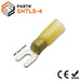 SHTL5-4 - Polyethylene Insulated Heat Shrinkable Spade Terminals - 12-10 AWG - Ferrules Direct