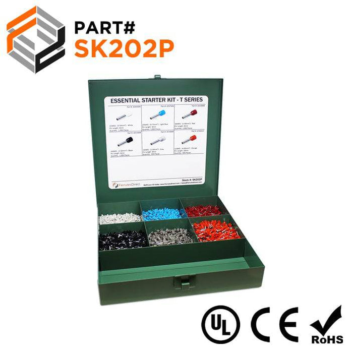 SK202P - Essential Wire Ferrule Kit - T Series - No Tool - Ferrules Direct
