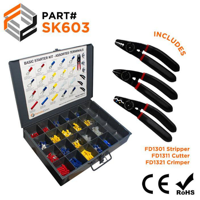 SK603 - Assorted Terminals Starter Kit - Ferrules Direct