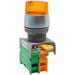 SL22-1/O -YL - Illuminated Twist Knob Switch - 1 Contact (1/O) - 2 Positions (0-1) - 110V Yellow - Ferrules Direct