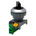 SS30-1/O-BK - Twist Knob Switch - 1 Contact (1/O) - 2 Positions (0-1) - Black - Ferrules Direct