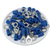 STRV2-4 - Vinyl Insulated Star Ring Terminal - 16-14 AWG - Stud #8 - Ferrules Direct