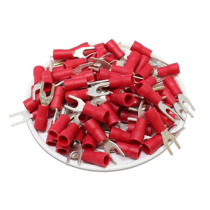 SVL1-3.7 - Vinyl Insulated Spade Terminals - 22-16AWG - Ferrules Direct