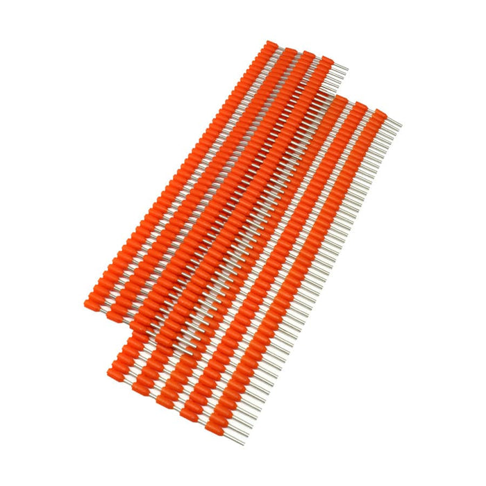SW05008 - Strips of Ferrules - 22 AWG - Orange - 500pcs - Ferrules Direct