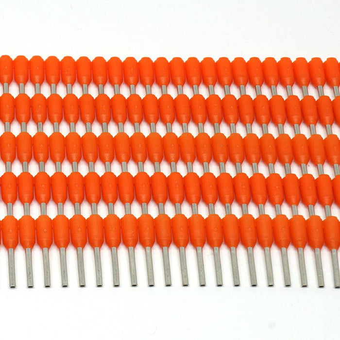 22 AWG Insulated Wire Ferrules Strips, 8mm Pin, Orange, 500 pieces ...