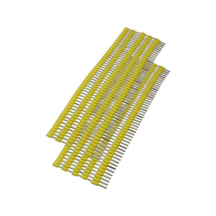 SW10008 - Strips of Ferrules - 18 AWG - Yellow - 500pcs - Ferrules Direct