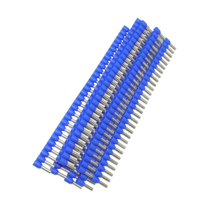 SW25008 - Strips of Ferrules - 14 AWG - Blue - 500pcs - Ferrules Direct