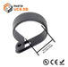 UC6_5B - Strap Type Cable Clamps - 51.5 x 12.6mm (2.03 x 0.50") - Black - Ferrules Direct