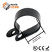 UC6B - Strap Type Cable Clamps - 43.4 x 12mm (1.71 x 0.47") - Black - Ferrules Direct