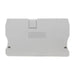 UJ510G - End Cover for UJ510 Spring-cage Terminal Block - Gray - Ferrules Direct