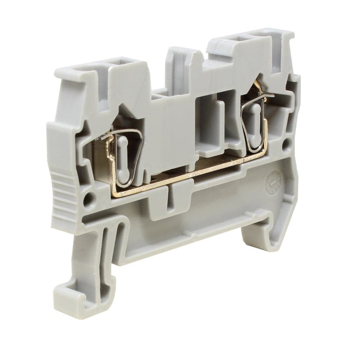 UJ525 - Spring-cage Terminal Block - 4.00mm² Cross Section - Gray