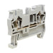 UJ525 - Spring-cage Terminal Block - 4.00mm² Cross Section - Gray - Ferrules Direct