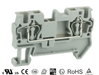UJ54 - Spring-cage Terminal Block - 4.00mm² Cross Section - Gray - Ferrules Direct