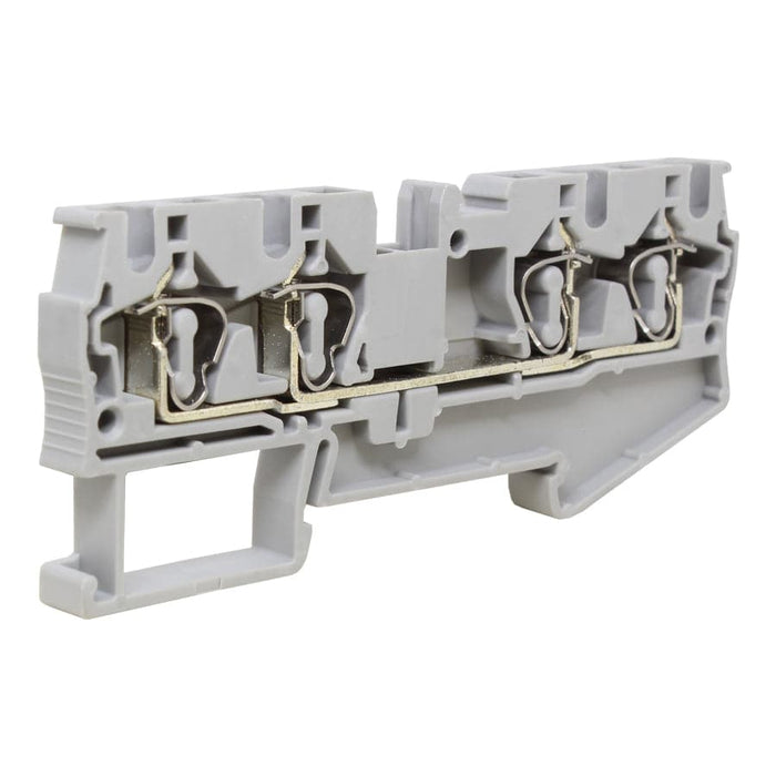UJ5-4/2×2 - 24 to 10 AWG, Spring Cage Terminal Block, 800v, UL Approved ...