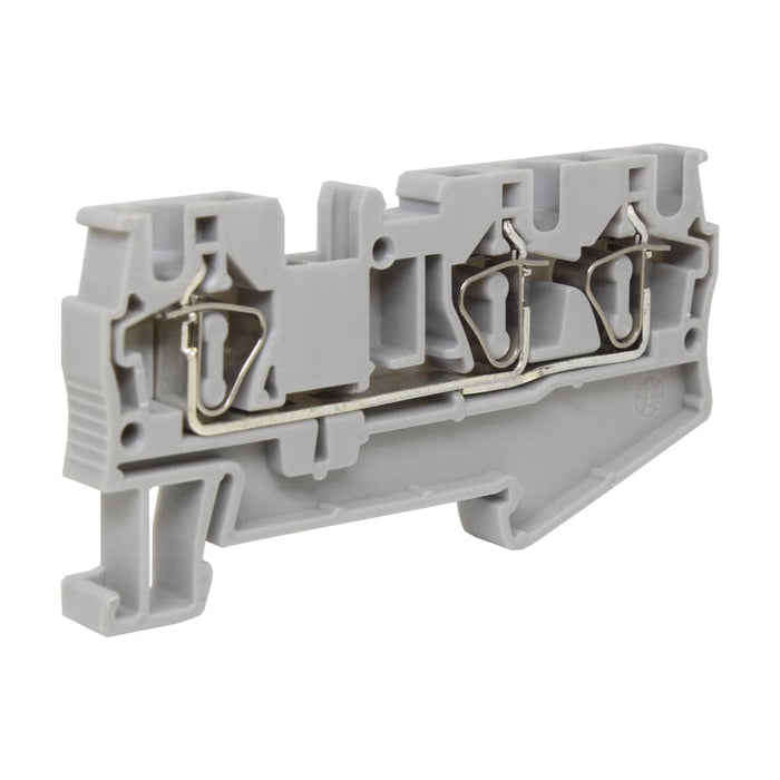 UJ54-1X2 - Single In Double Out Terminal Block Spring Cage - 4mm - Ferrules Direct