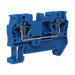 UJ54BU - Spring-cage Terminal Block - 4.00mm² Cross Section - Blue - Ferrules Direct