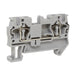 UJ54 - Spring-cage Terminal Block - 4.00mm² Cross Section - Gray - Ferrules Direct