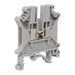 UKJ25 - Screw Clamp Feed-through Terminal Block - 4.00mm² Cross Section - Gray - Ferrules Direct