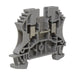 UKJW4 - Screw Clamping Feed-Thru Terminal Block - Gray 4mm - Ferrules Direct