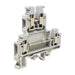 UKJ422L - Screw Clamping Double Level Terminal Block - 4mm - Ferrules Direct