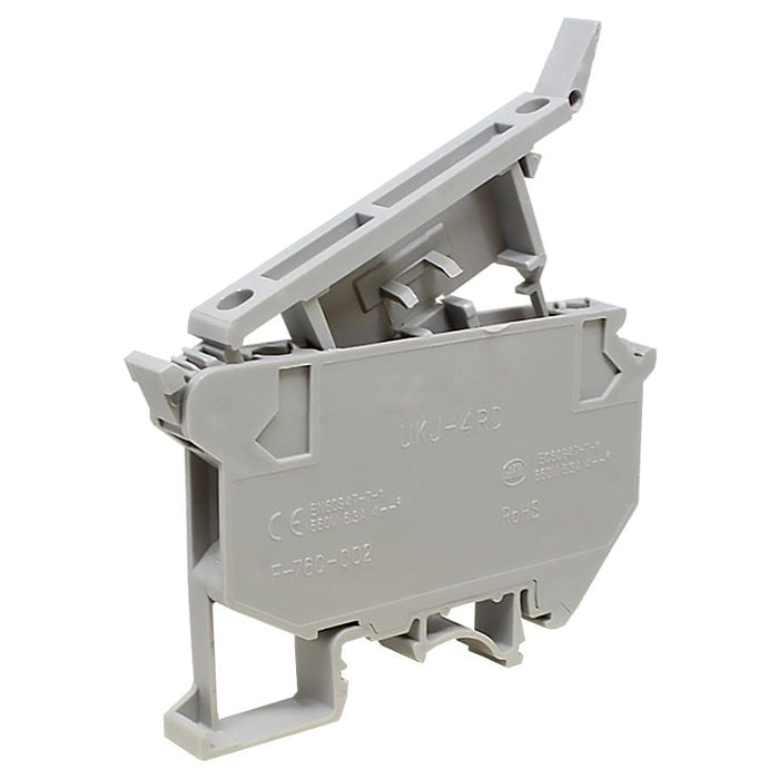 UKJ4RD - Screw Clamping Fuse Terminal Block - 4mm - Ferrules Direct