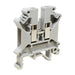 UKJ4 - Screw Clamp Feed-through Terminal Block - 6.00mm² Cross Section - Gray - Ferrules Direct
