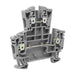 UKJW2522 - Screw Clamping Double Level Terminal Block - Gray 2.5mm - Ferrules Direct