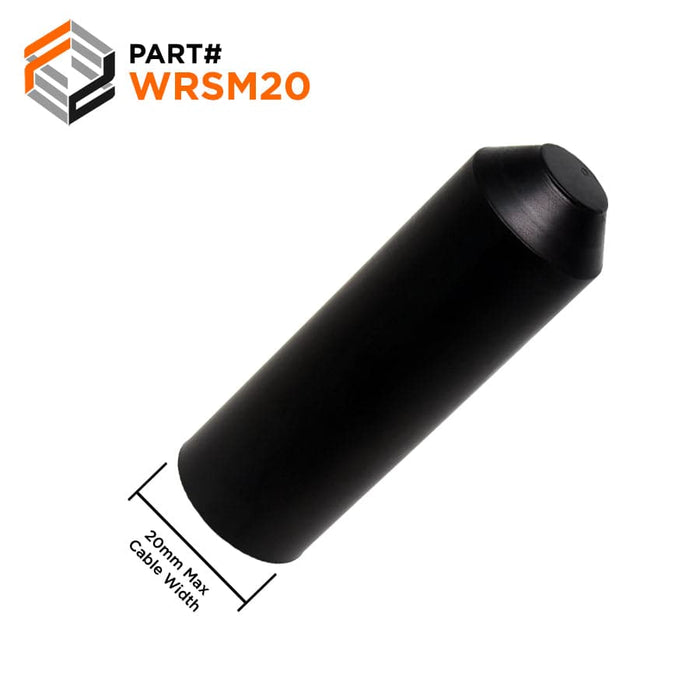WRSM20 - Heat Shrinkable End Cap - 20/8mm (.78/.31") - Ferrules Direct