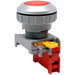 XB30-1/C-RD - Push Button - 1 Contact (1/C) - 30mm - Red - Ferrules Direct