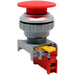 XLEB30-1/C-RD - Rotary Switch - 1 Contact (1/C) - 30mm - Red - Ferrules Direct