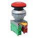 XLEB30-1OC-RD - Rotary Switch - 2 Contact (1O/C) - 30mm - Red - Ferrules Direct