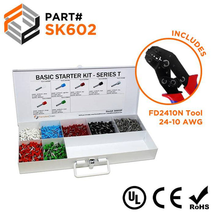 SK602 - Basic Starter Kit - T Series + FD2410N Tool - Ferrules Direct